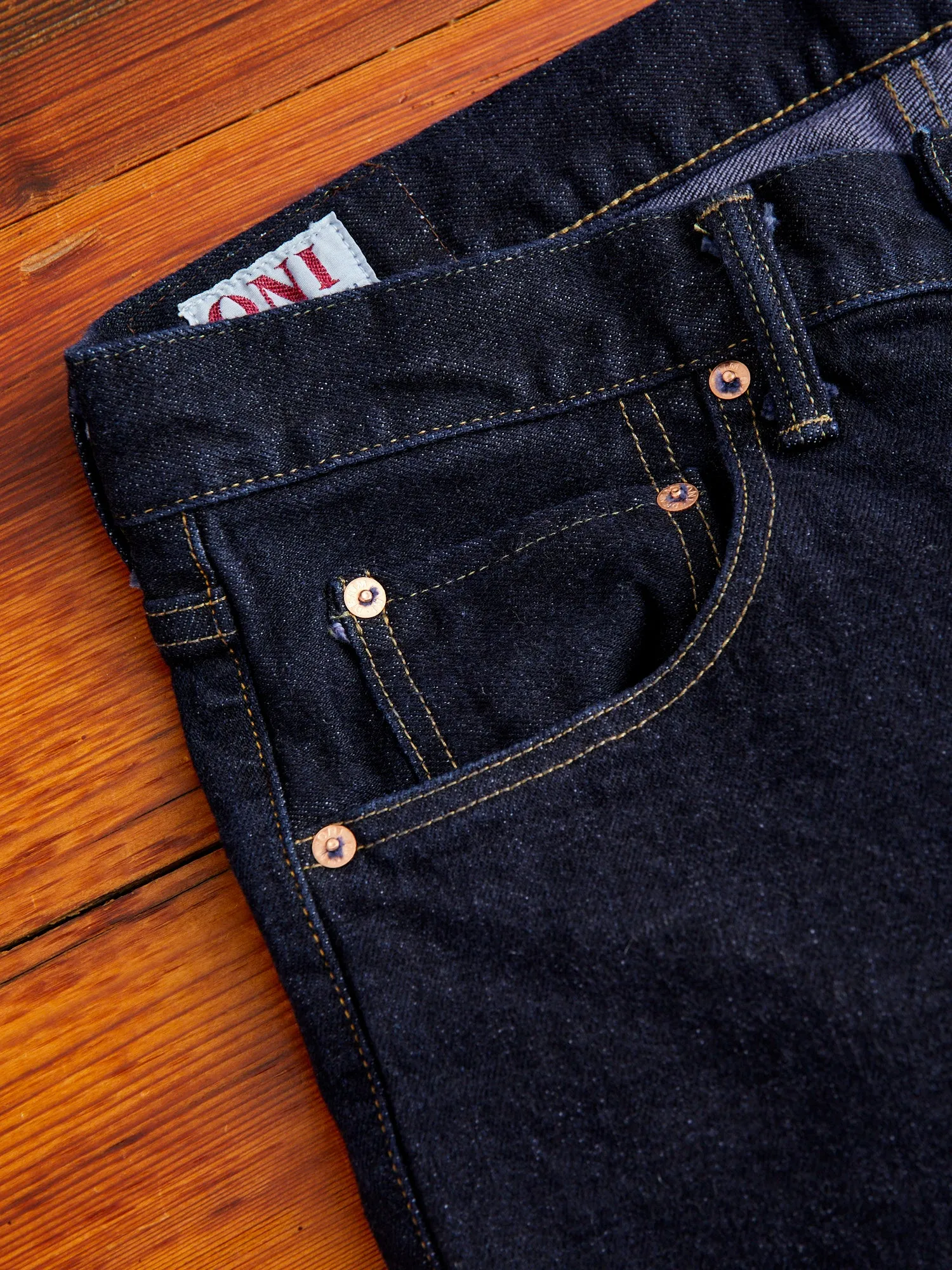 122S-VIOLET "Violet Weft Stretch" 15oz Stretch Selvedge Denim - Relaxed Tapered Fit