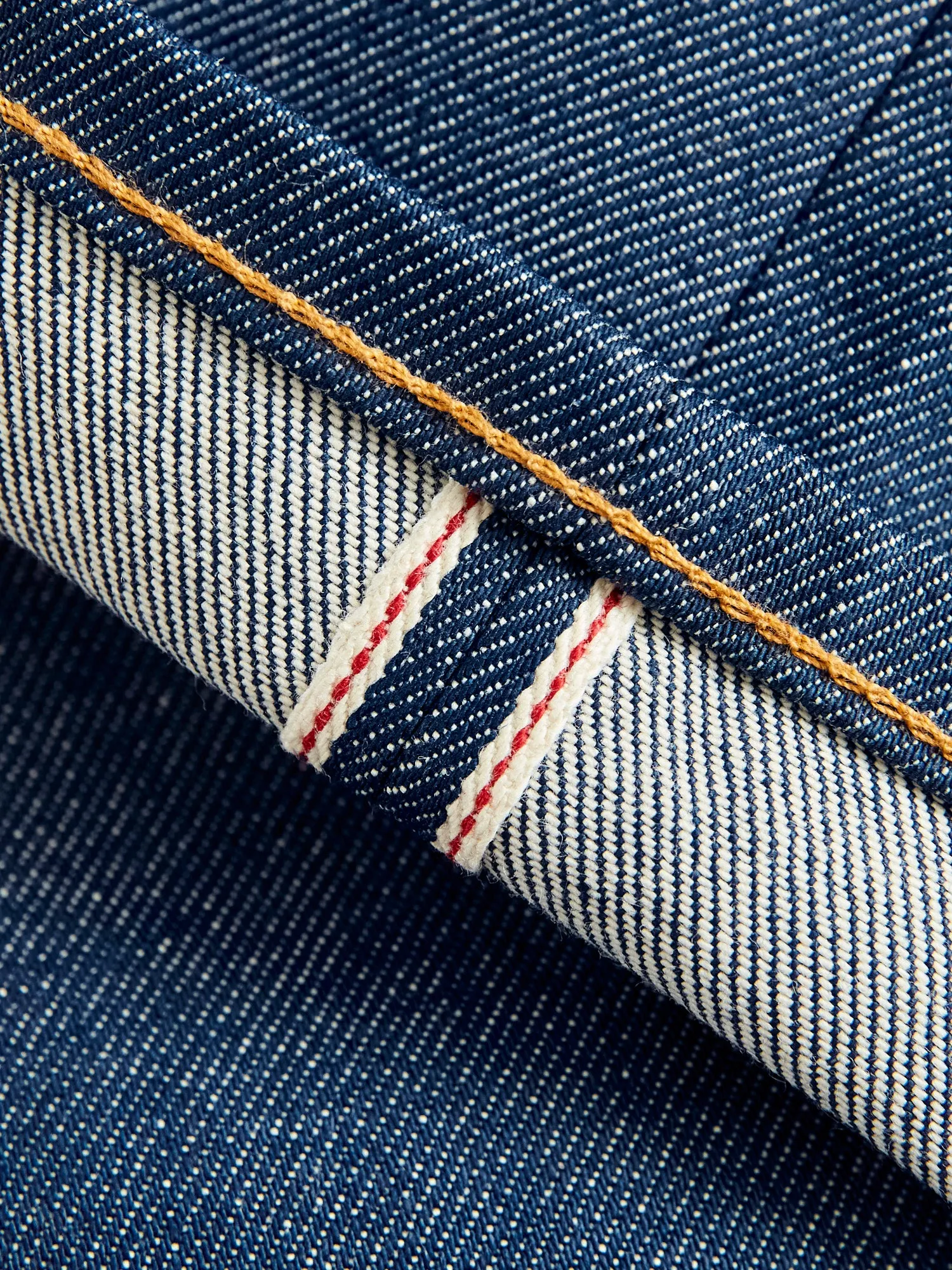 12.5oz Natural Slub Selvedge Denim - Pen Slim