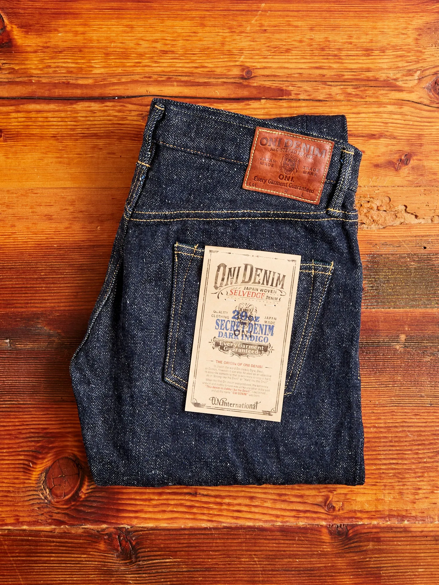 622-DIZR "Dark Indigo Secret Denim" 20oz Selvedge Denim - Relaxed Tapered Fit