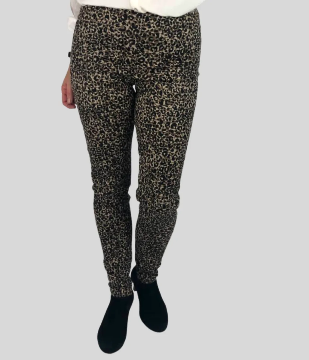 Animal Print High Waisted Jeggings