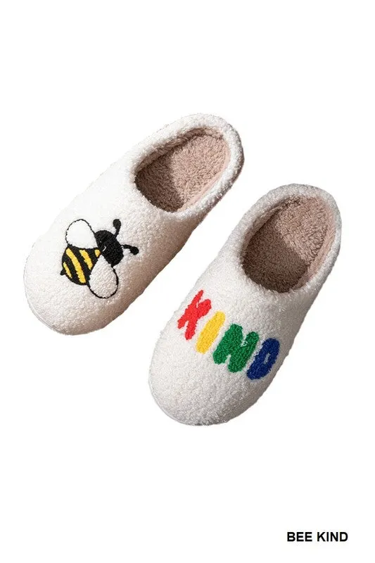 Bee 🐝 Kind Home Indoor Floor Slippers