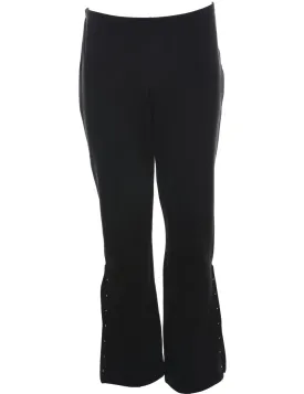 Black 1990s Flared Trousers - W33 L32