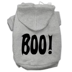 Boo! Screen Print Pet Hoodies Grey Size Xxxl (20)