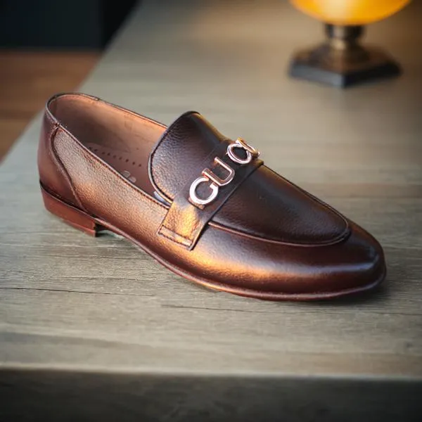 Brown Moccasion Formal Shoes for men