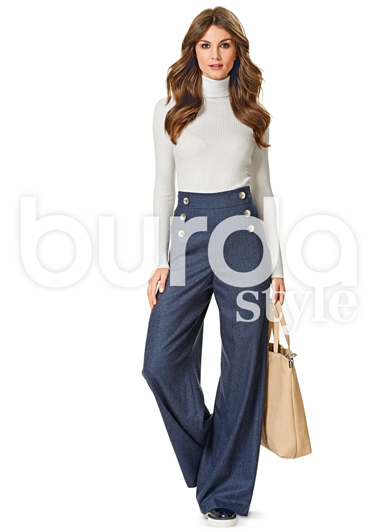 Burda 6573 Burda Style Women's Trousers Pattern