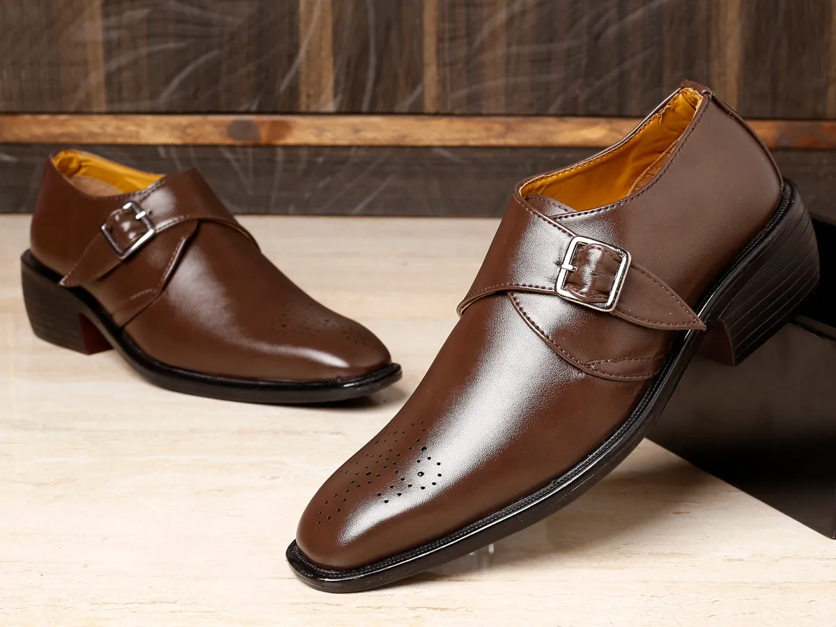 Bxxy's Height Increasing Monk Formal Slip-on Shoes