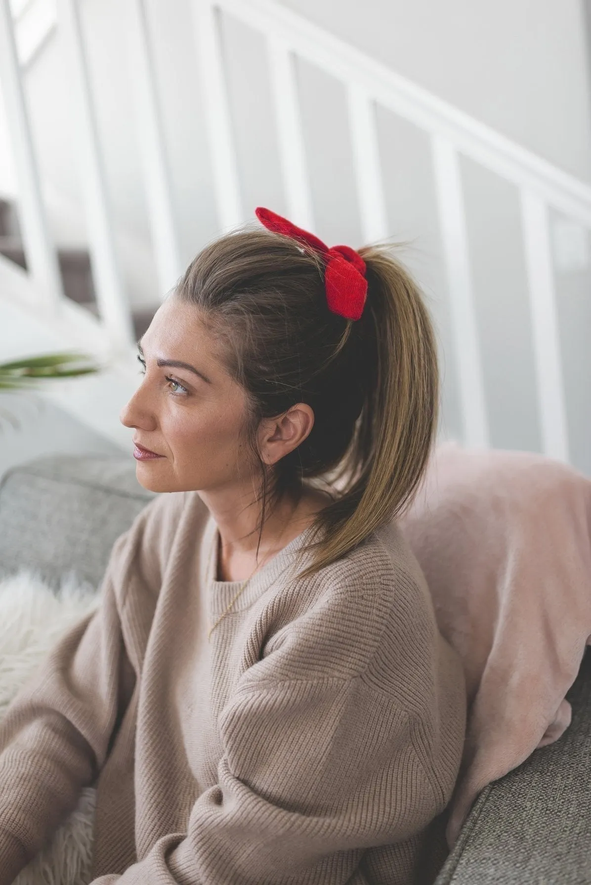 CASHMERE SCRUNCHIE | THIN |Scarlett