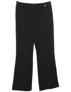 Classic Black Striped Trousers - W30 L30