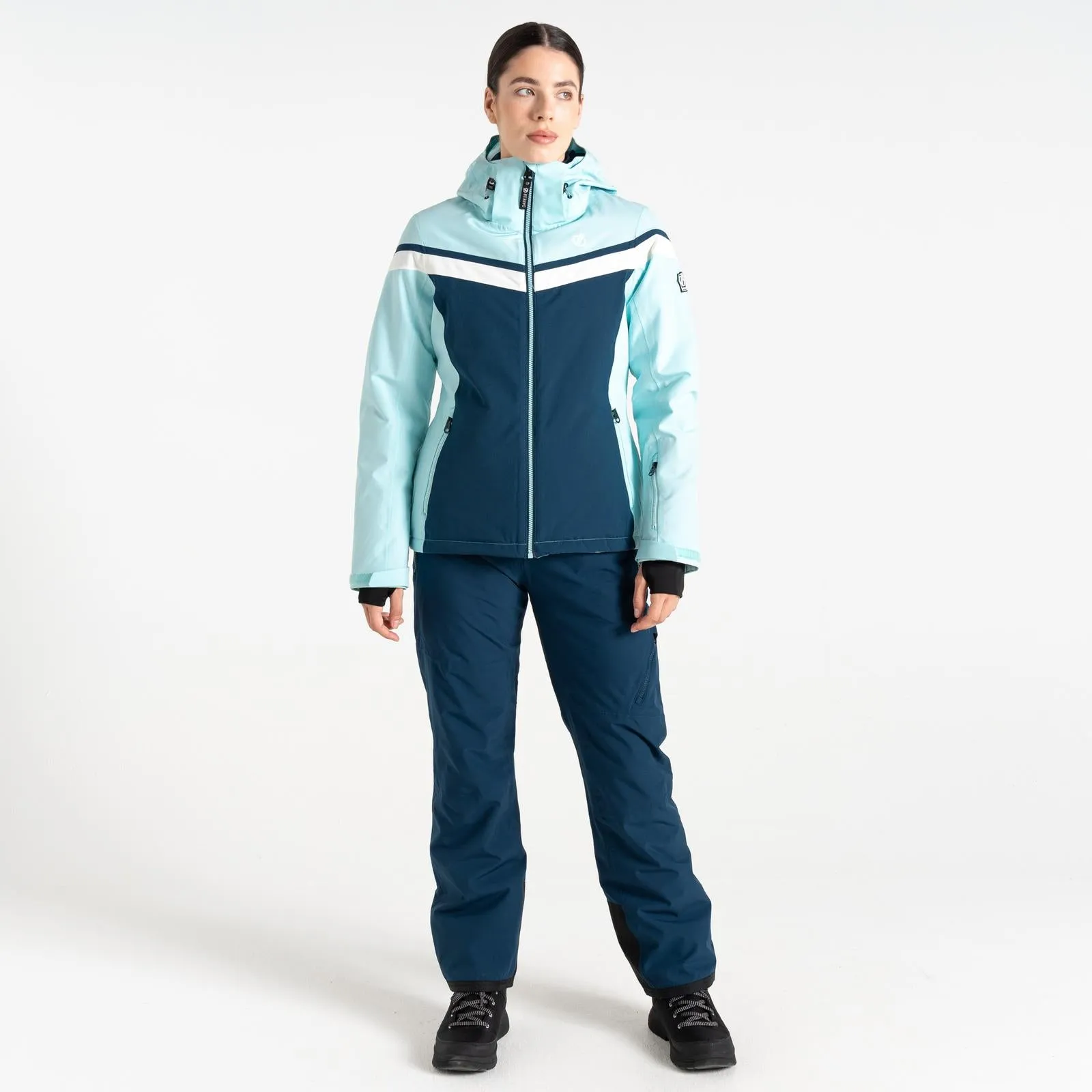 Dare 2b Womens Flurry Hooded Waterproof Ski Jacket