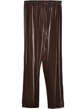 Dark Brown Velvet Trousers - W26 L34