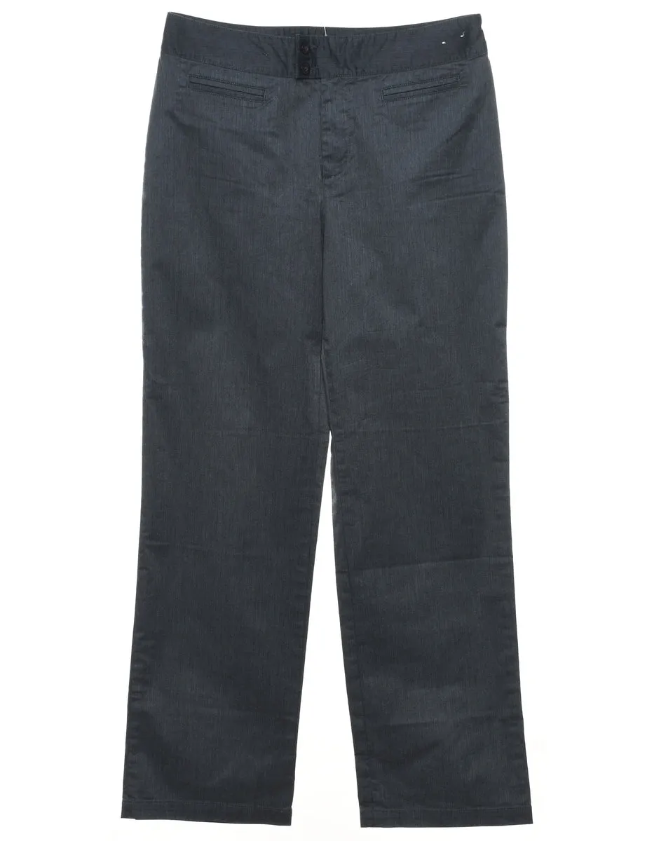 Dark Grey Classic Plain Trousers - W32 L32