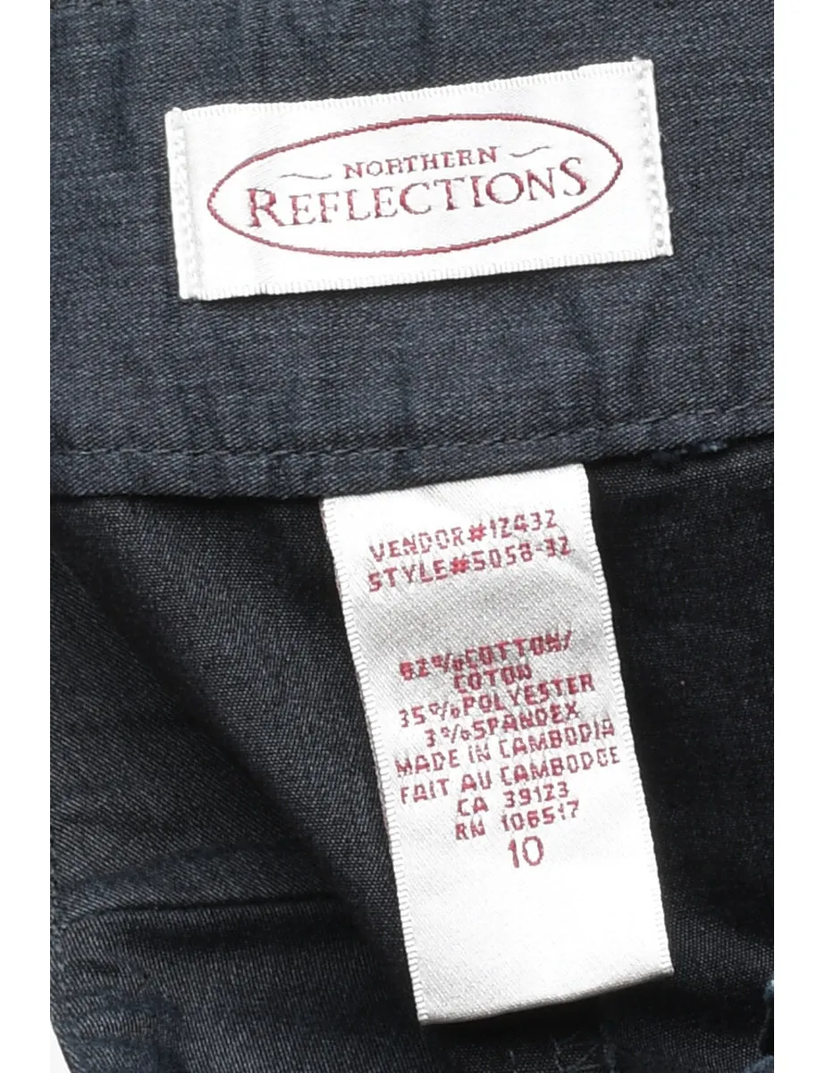 Dark Grey Classic Plain Trousers - W32 L32