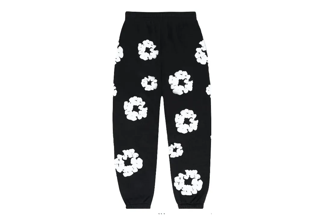 Denim Tears The Cotton Wreath Sweatpants Black