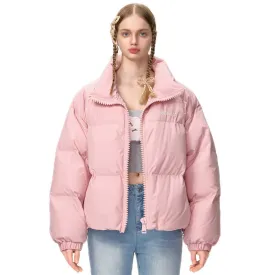 Doozoo Padded Down Jacket In Pink