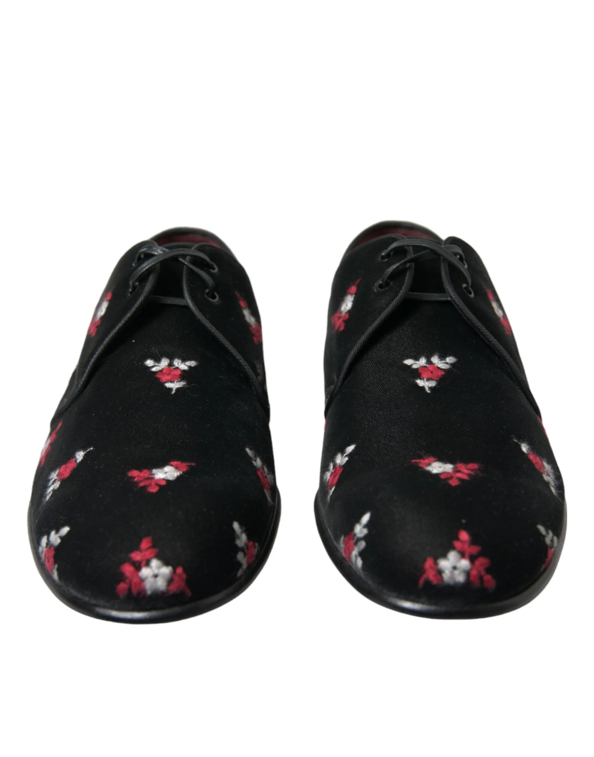 Elegant Black Velvet Embroidered Formal Shoes