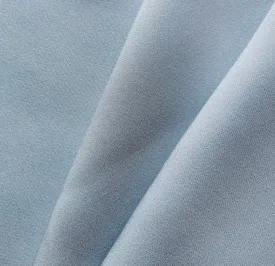 Elegant Pale Powder Blue 4-Ply Silk Crepe