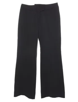 Flared Leg Black Trousers - W30 L31