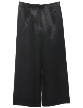 Flared Leg Black Trousers - W31 L30