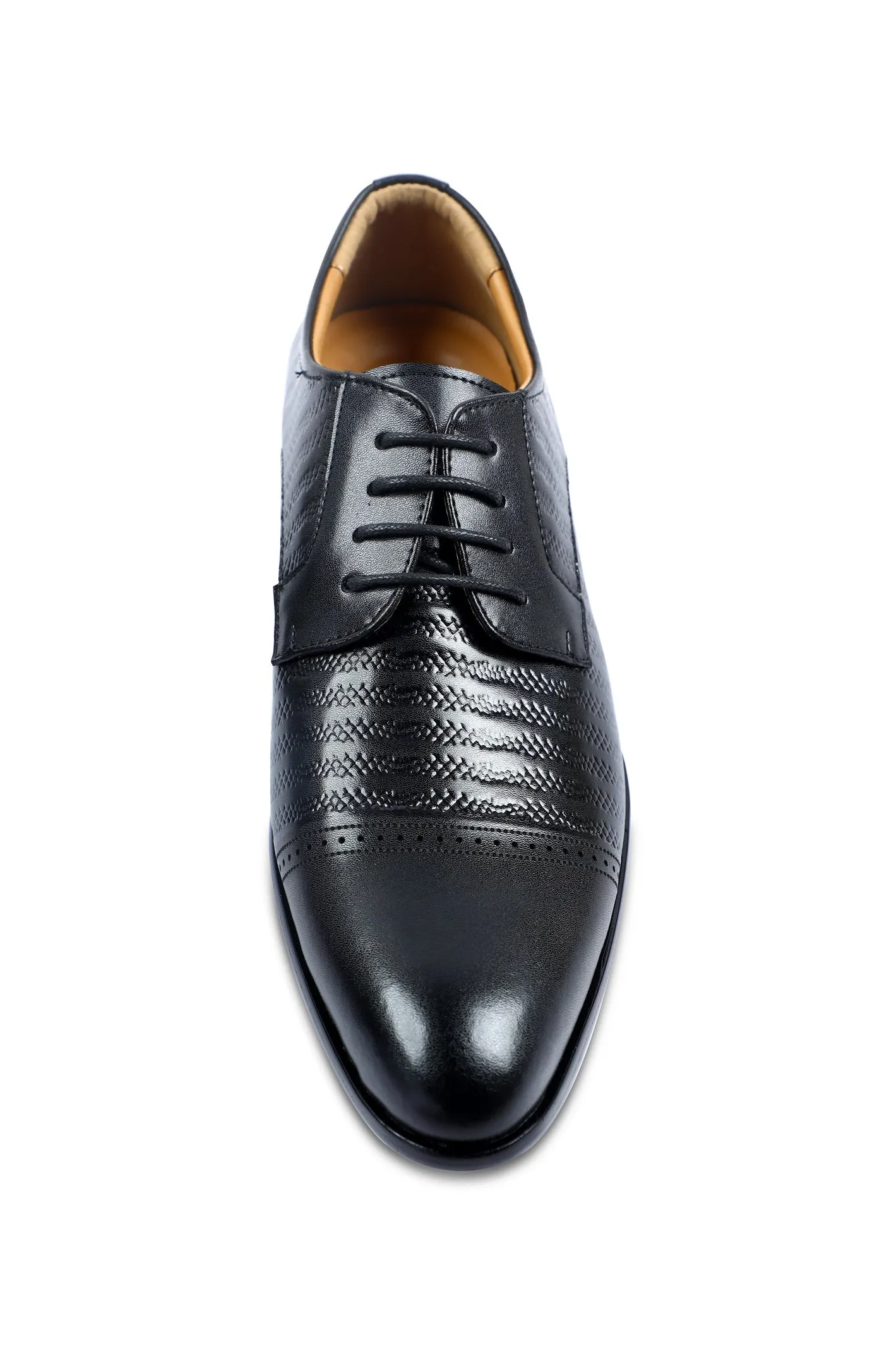 Formal Shoes For Men in Black SKU: SMF-0175-BLACK