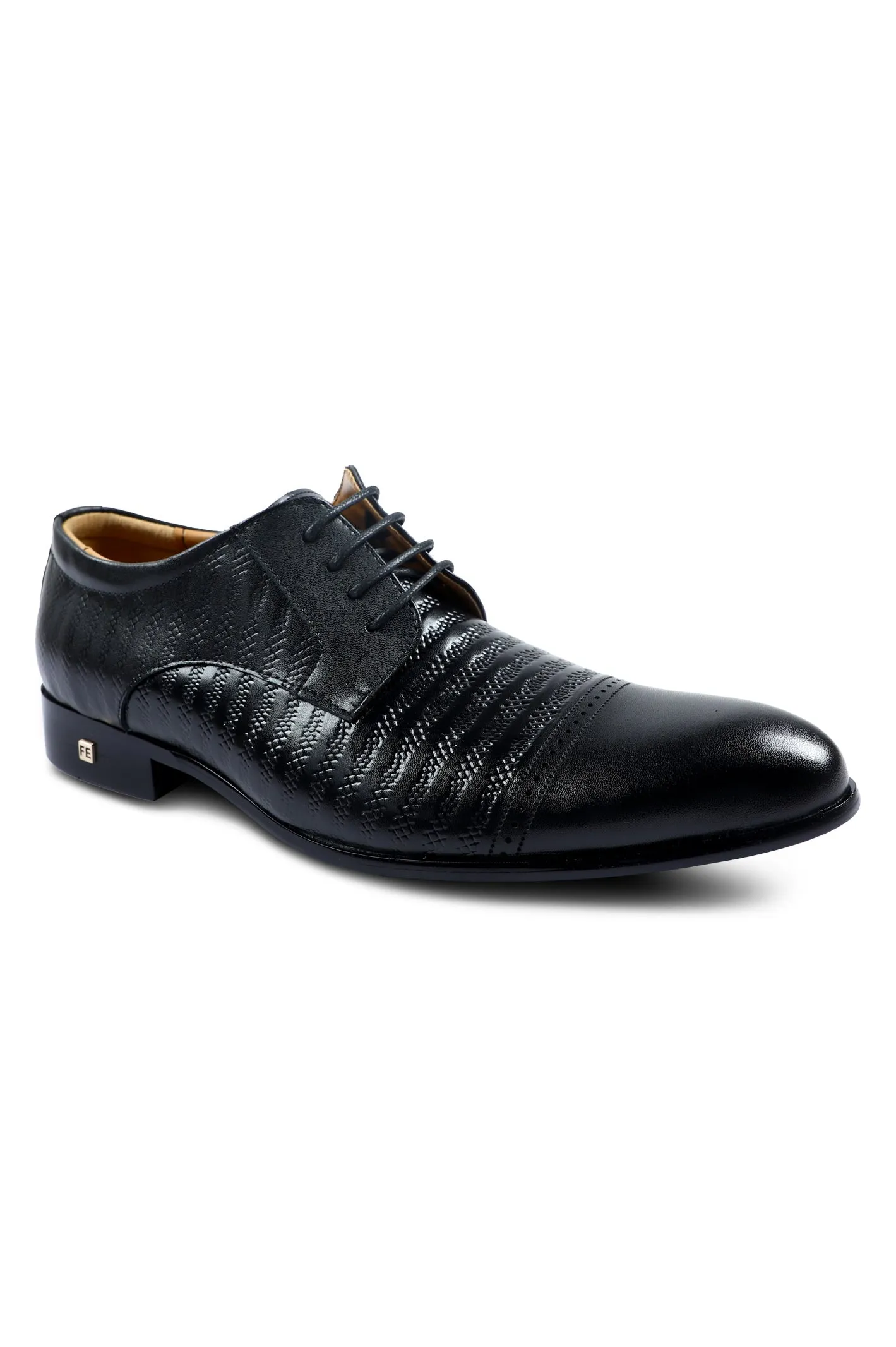 Formal Shoes For Men in Black SKU: SMF-0175-BLACK