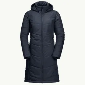 Jack Wolfskin Ladies North York Padded Coat Night Blue