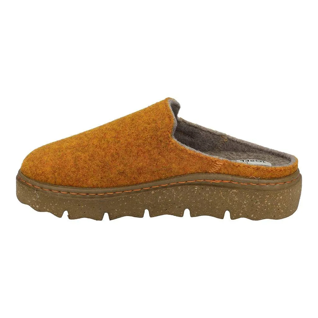 Josef Seibel Carmaux 01 Ladies Orange Slip In Textile Slippers