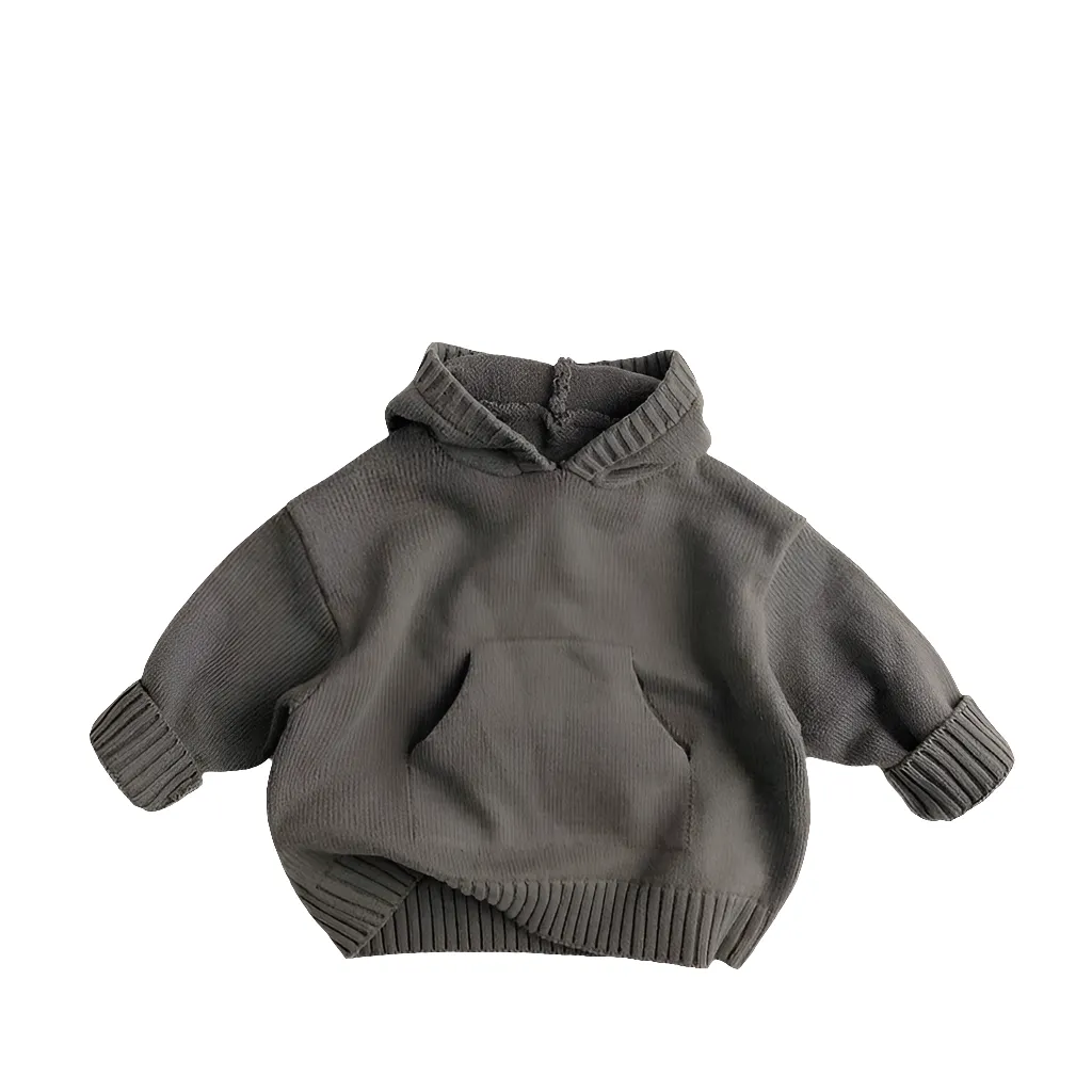 Kari Knitted Hoodie Sweaters with Front Pocket