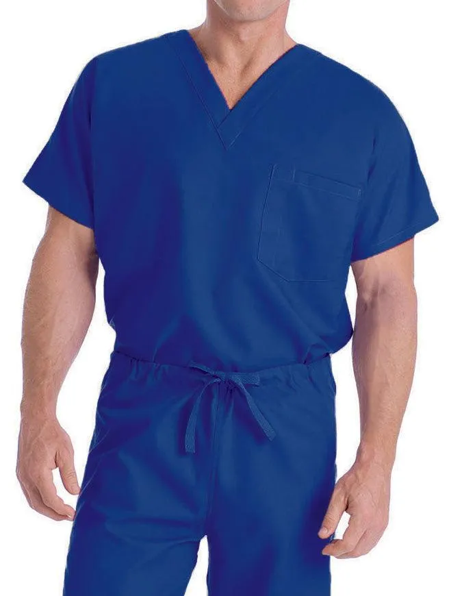 Landau 27.5 Inch Unisex Reversible V-Neck Scrub Top