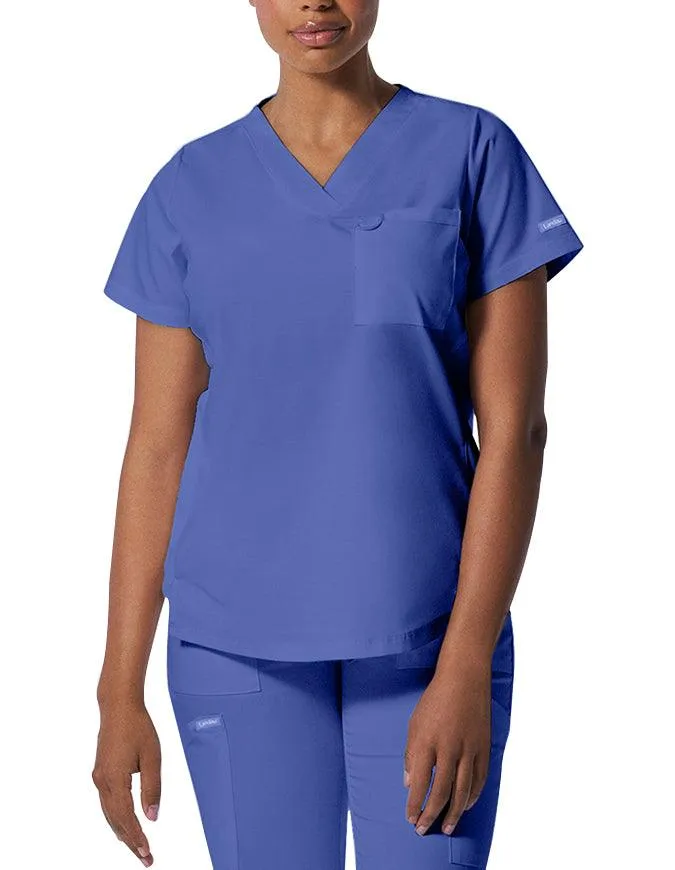 Landau ProFlex Women's 2 Pocket V-Neck Scrub Top