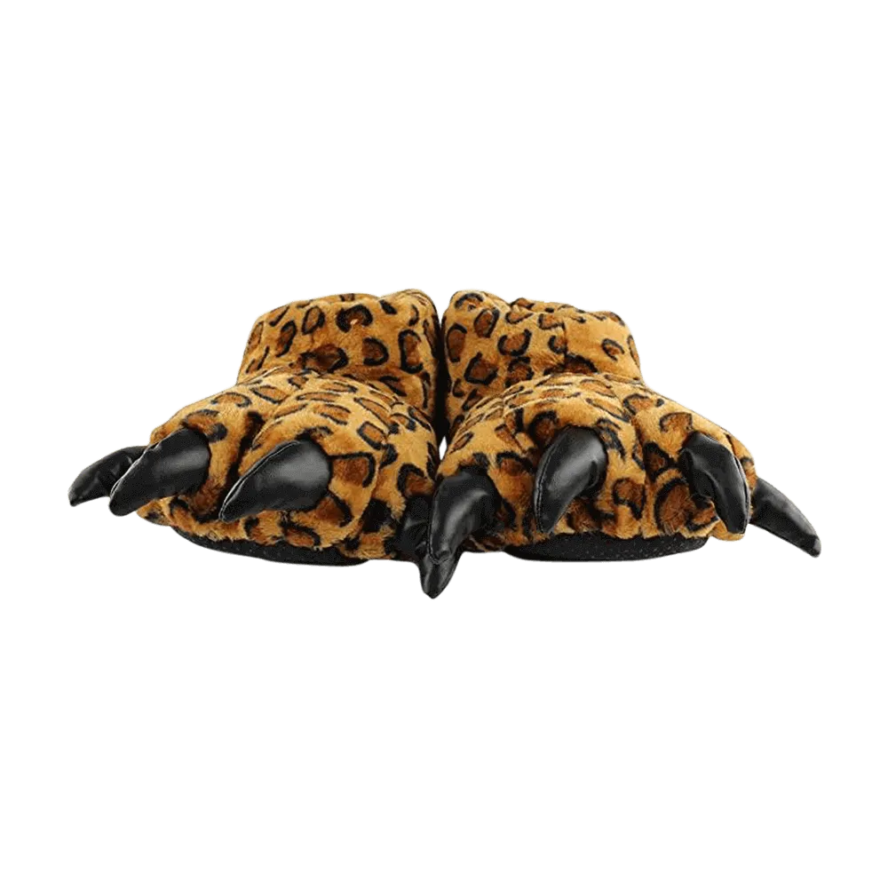 Leopard Claw Foot Slippers