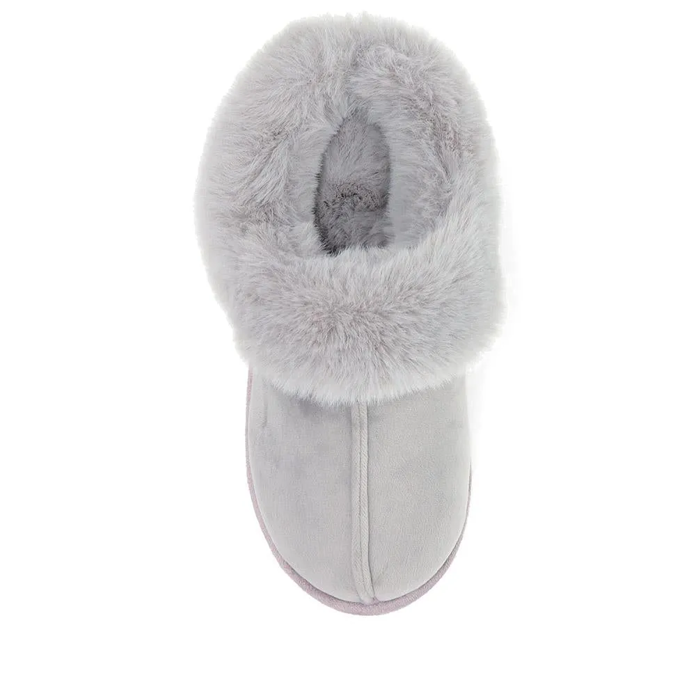 Memory Foam Mule Slippers - QING40036 / 326 295