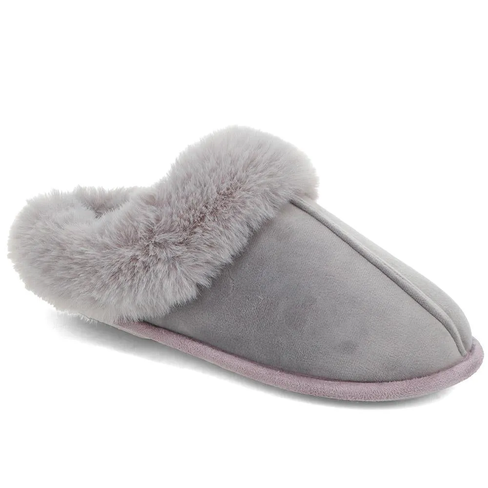 Memory Foam Mule Slippers - QING40036 / 326 295