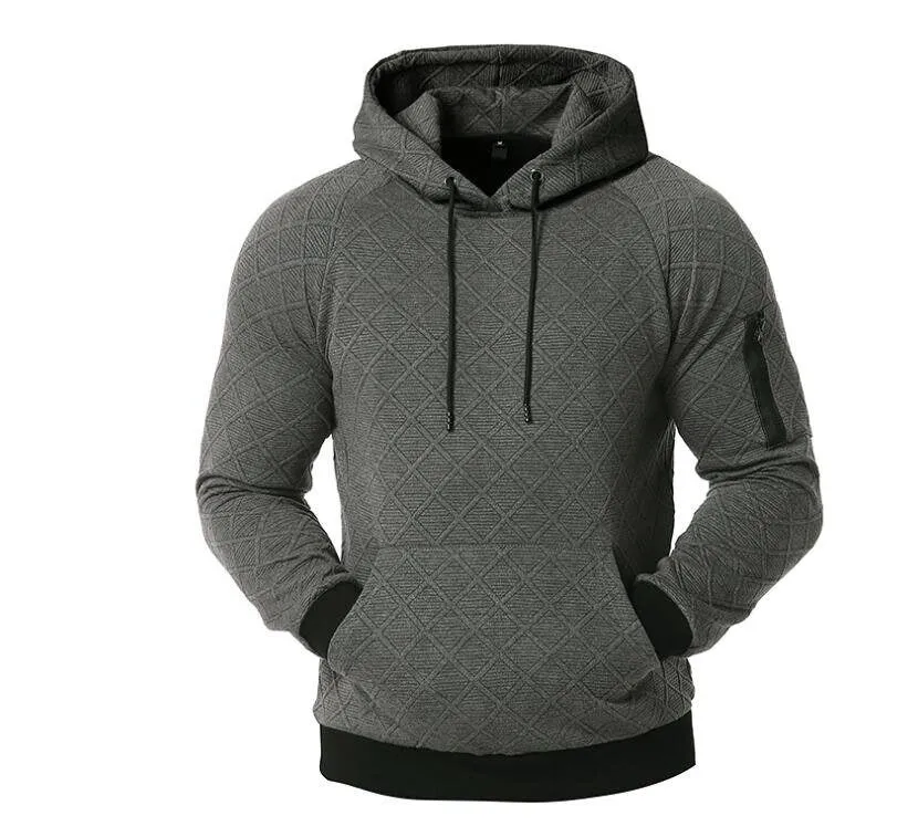 Men's Casual Hooded Sweatshirt Tops Hoodies