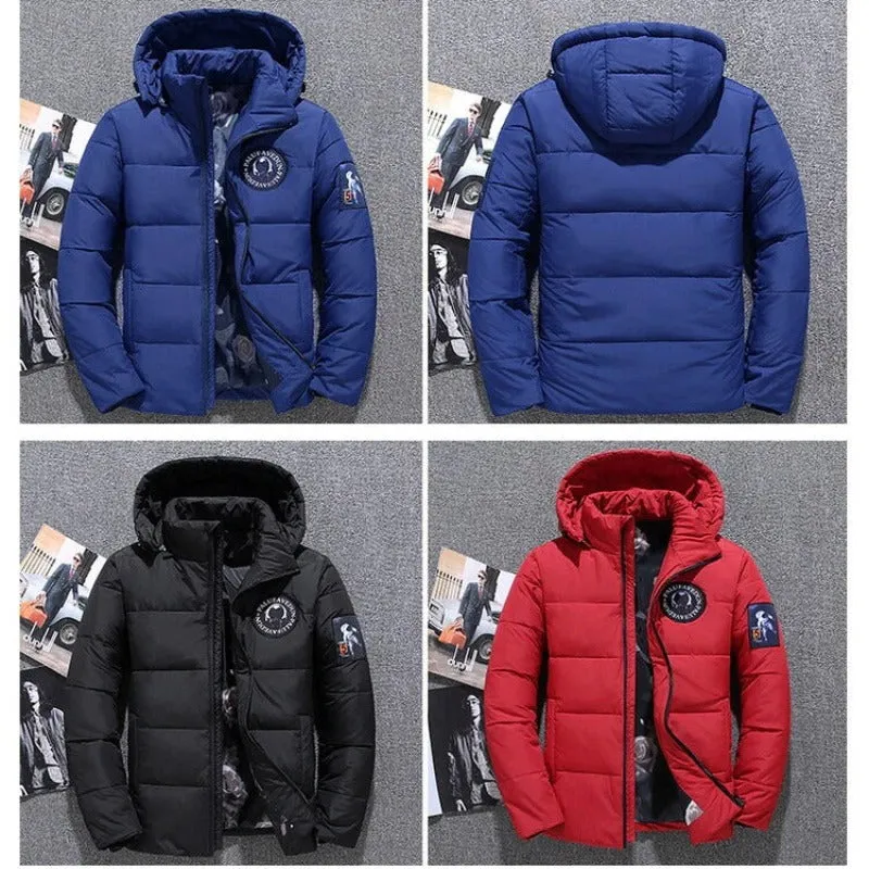 Men's Winter Classic Hooded Warm Jacket