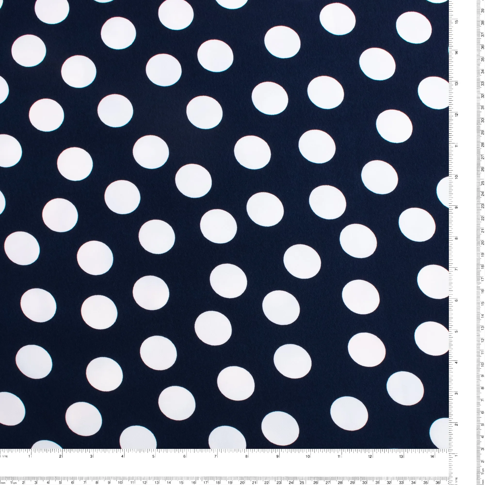 Novelty Polyester Print - 361 - Navy