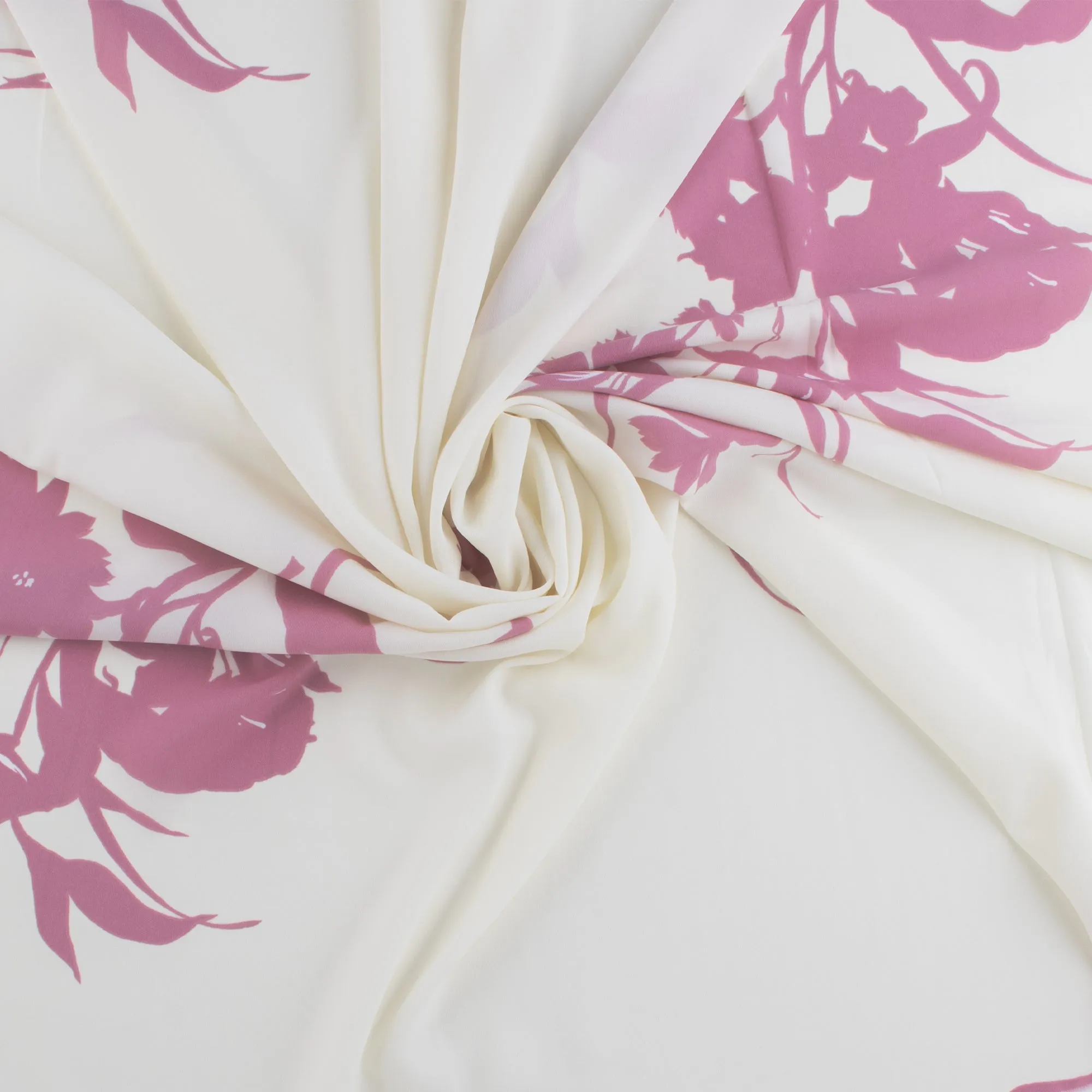 Novelty Polyester Print - 404 - Rose