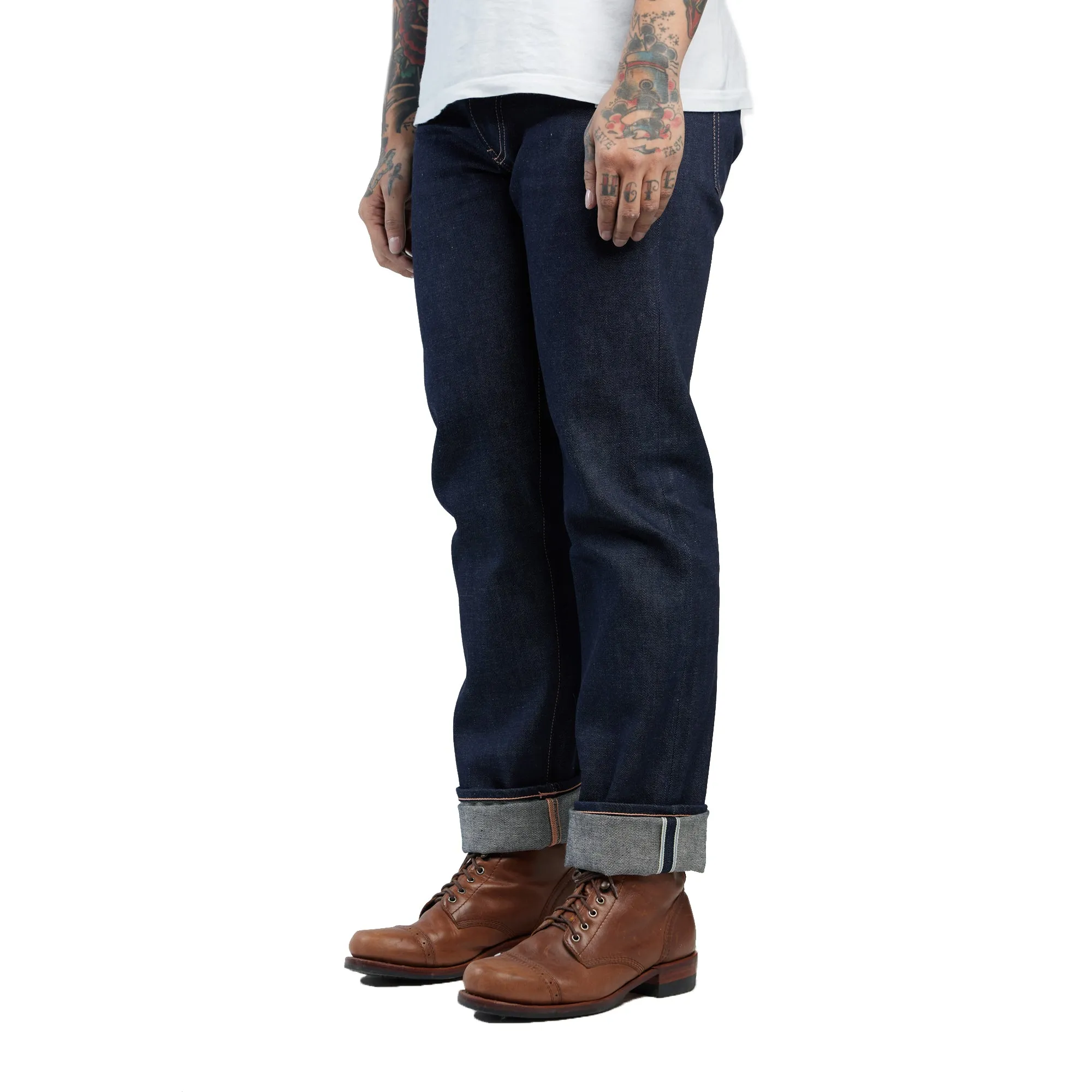 NST131 - MEDIUM BLUE DENIM LIVIDUS SELVEDGE