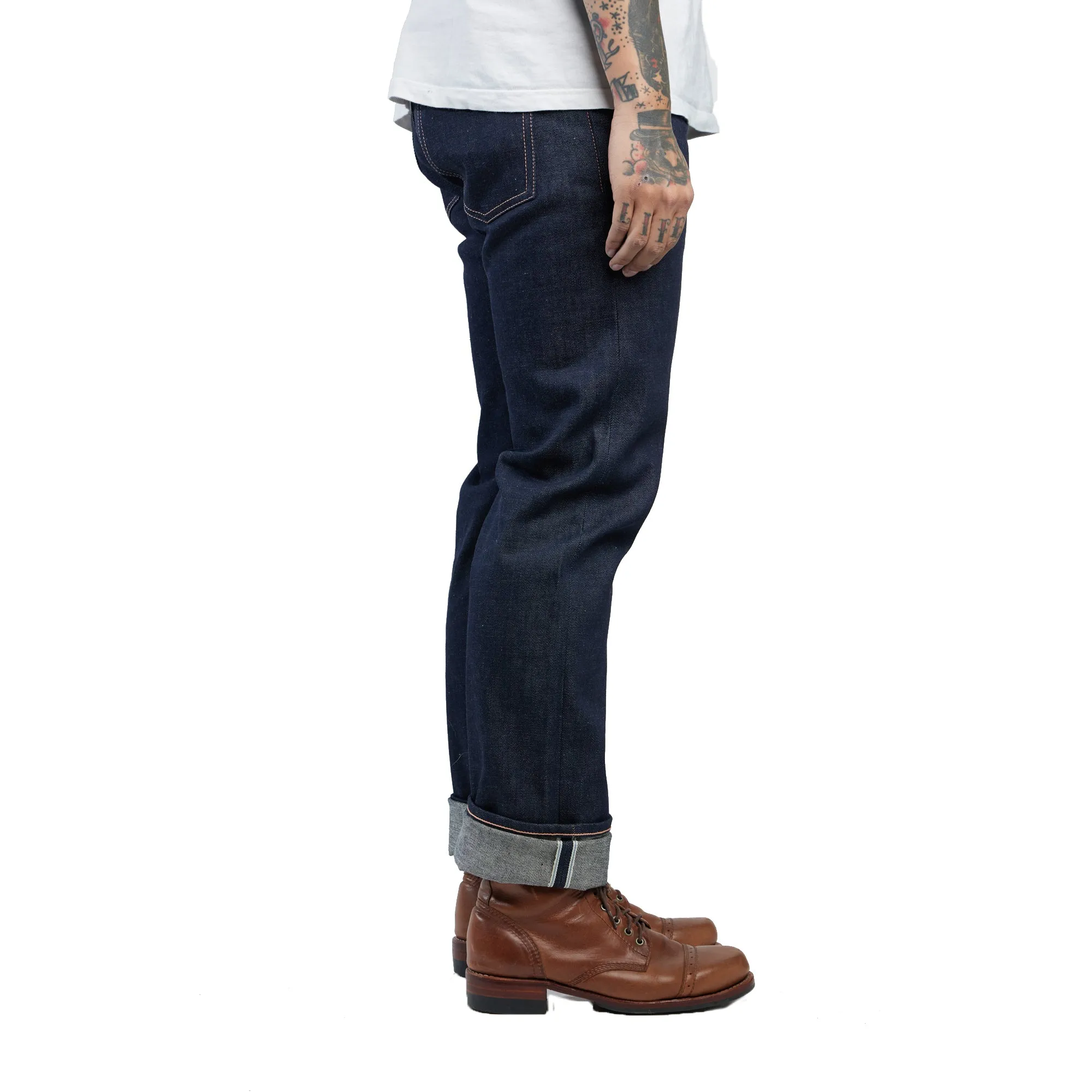 NST131 - MEDIUM BLUE DENIM LIVIDUS SELVEDGE