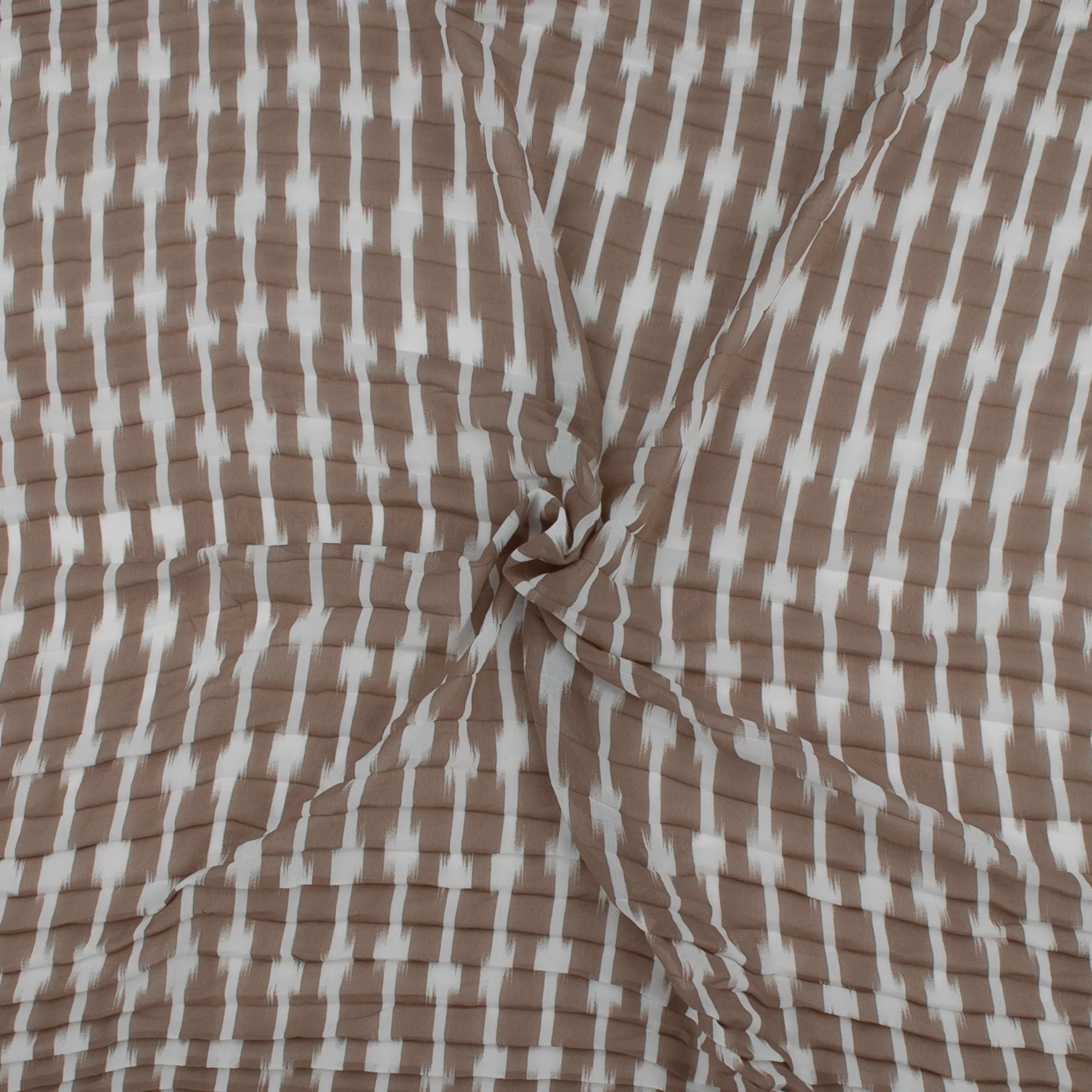 Pleated Polyester - ALISSE - 005 - Taupe