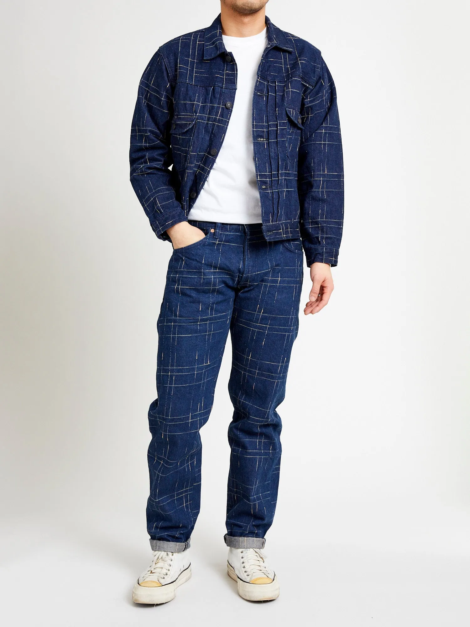 "Midare Kasuri" 14oz Selvedge Denim - Relaxed Tapered Fit