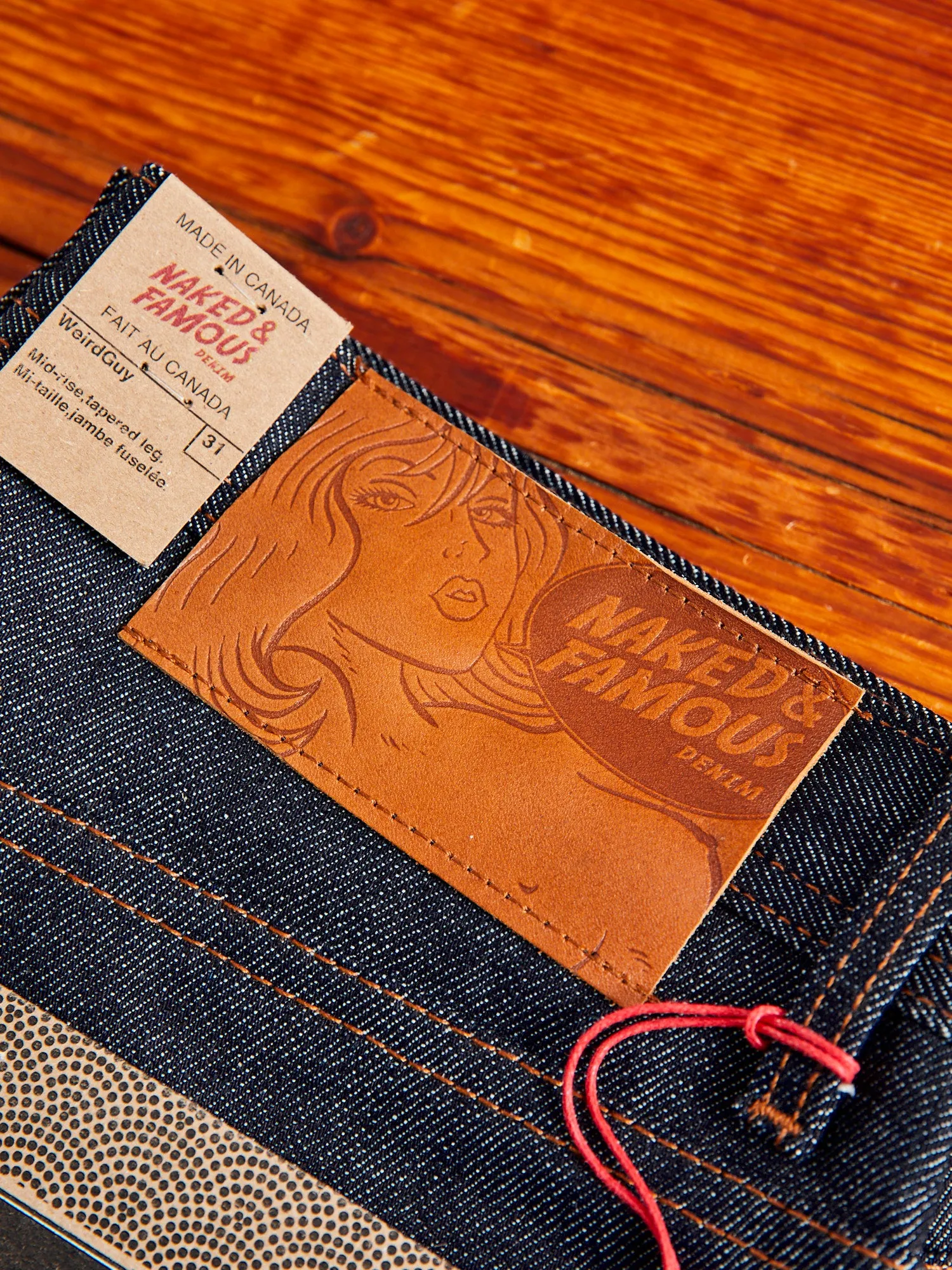 "Stretch Selvedge" 12.5oz Selvedge Denim - Weird Guy Fit