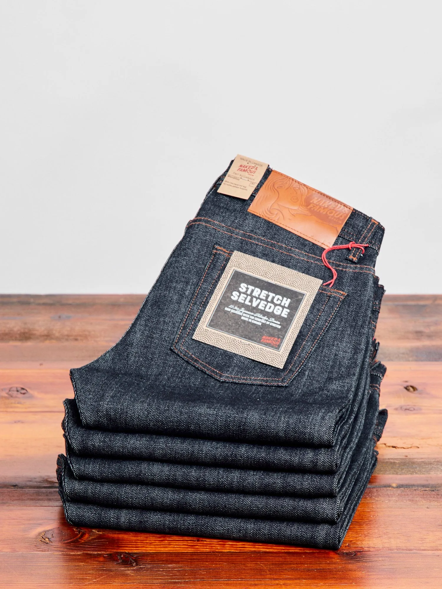 "Stretch Selvedge" 12.5oz Selvedge Denim - Weird Guy Fit