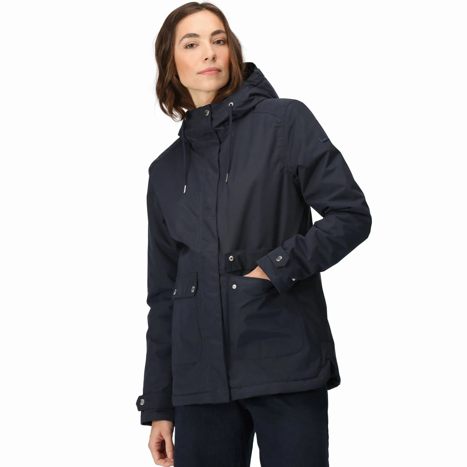 Regatta Womens Broadia Waterproof Hooded Jacket Coat