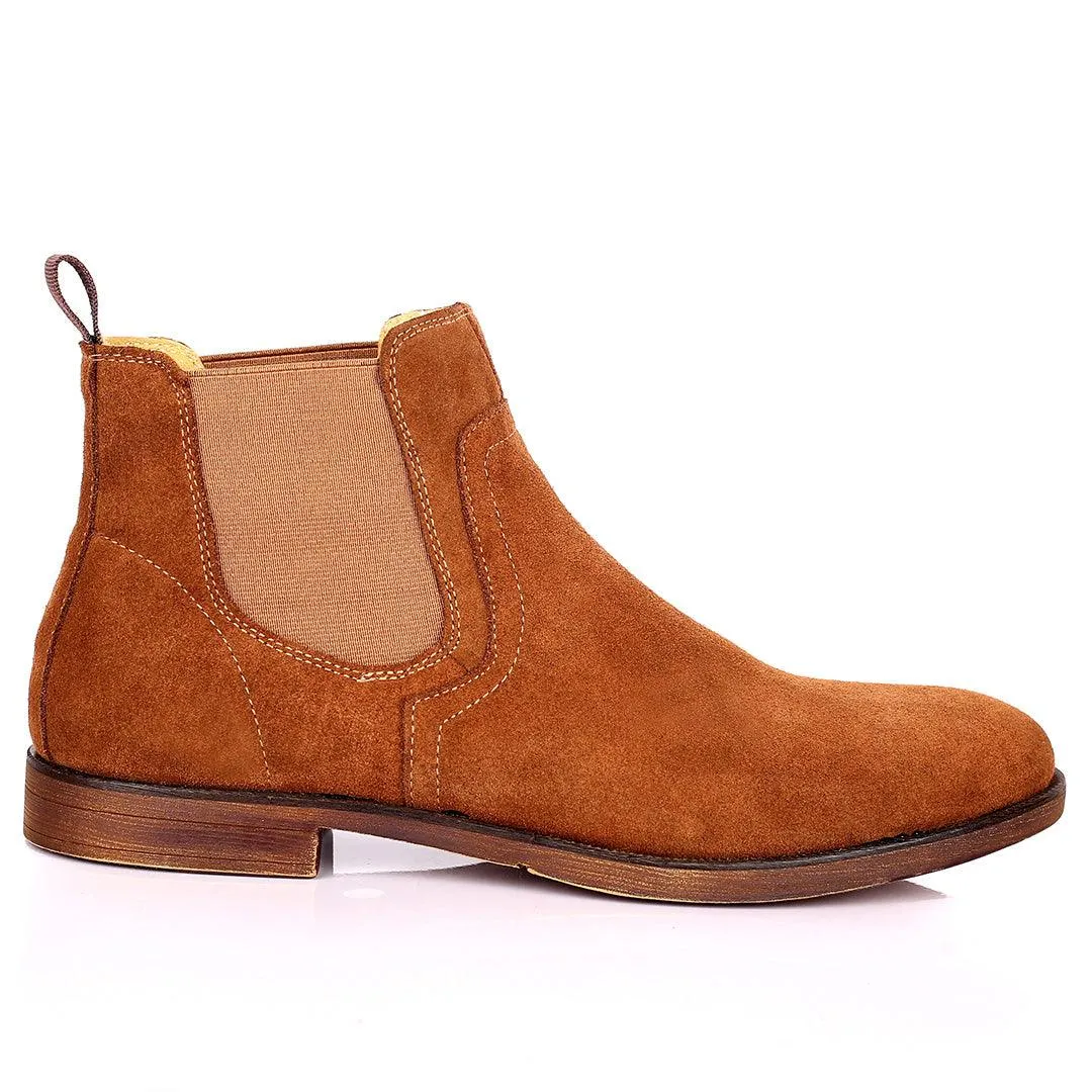 Renato Dullbecc Chelsea Brown Suede Shoes