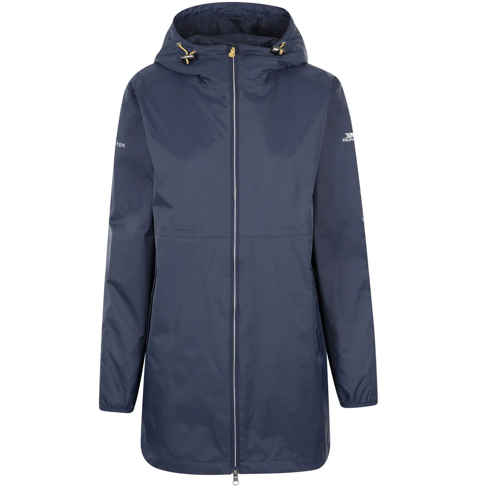 Trespass Womens TP75 Keepdry Hooded Waterproof Long Jacket