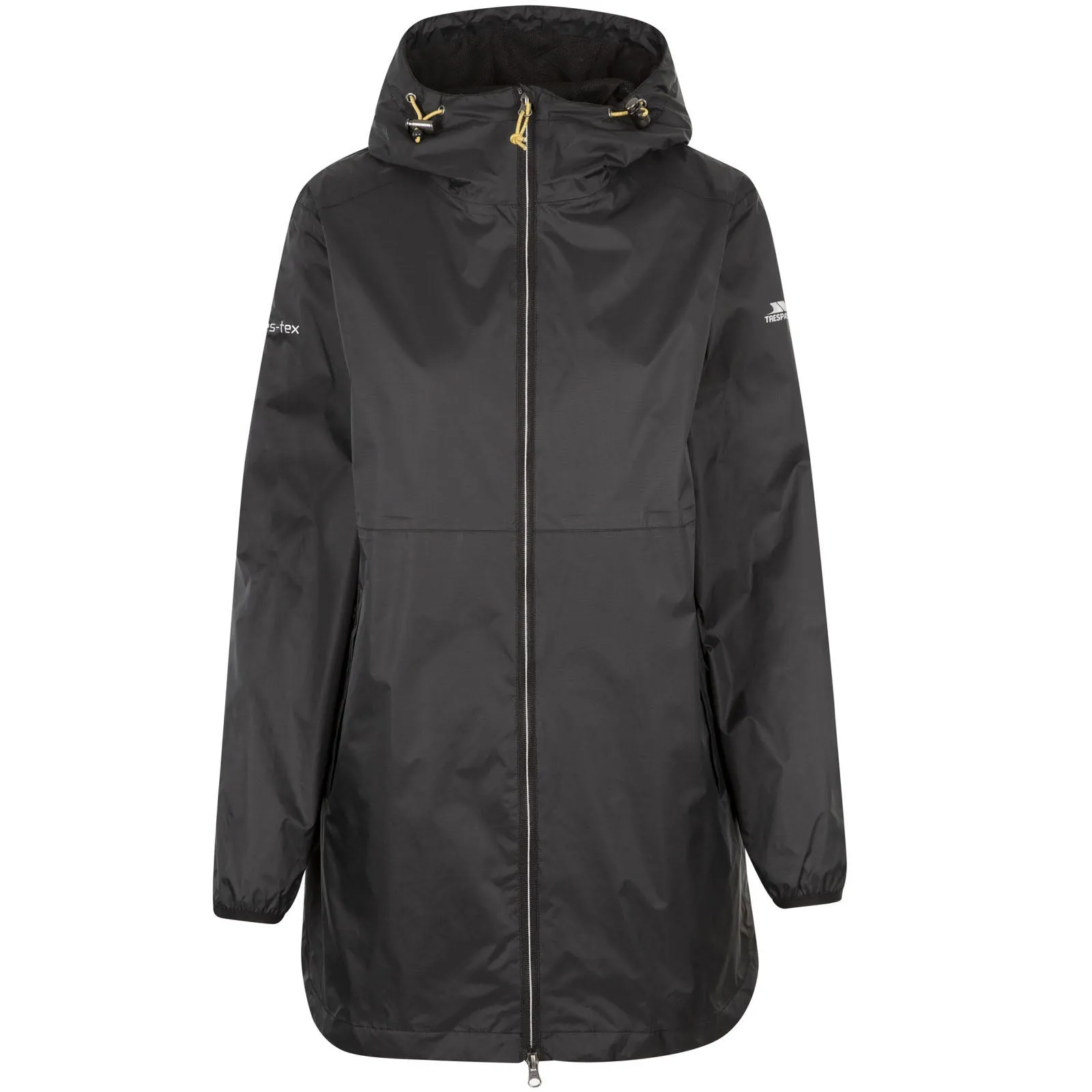 Trespass Womens TP75 Keepdry Hooded Waterproof Long Jacket