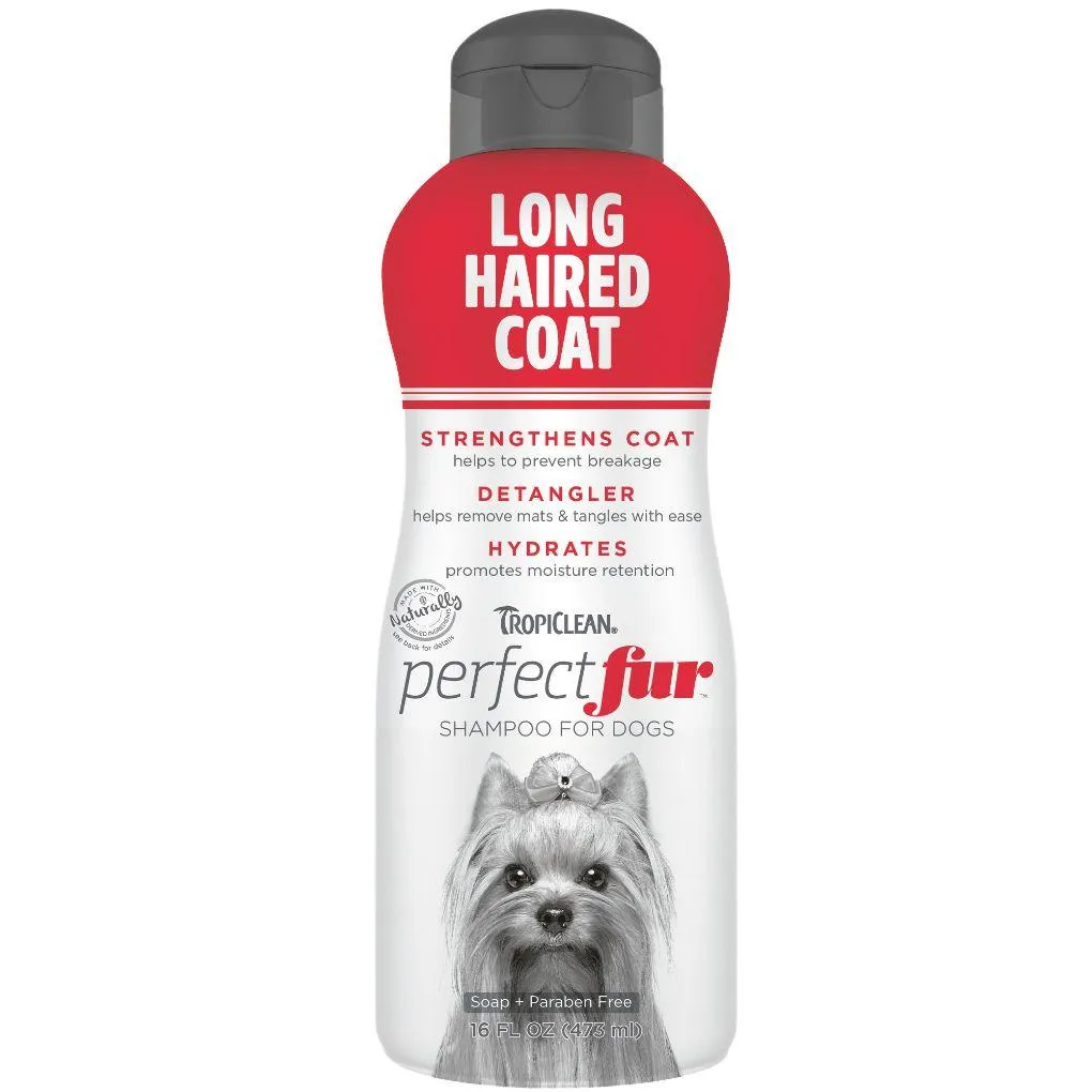 Tropiclean Perfect Fur Long Haired Coat Shampoo 473ml