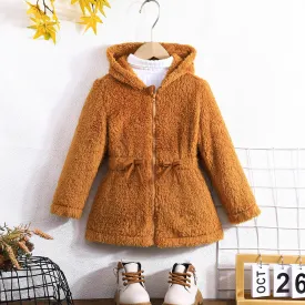 Warm Plush Hooded Jacket