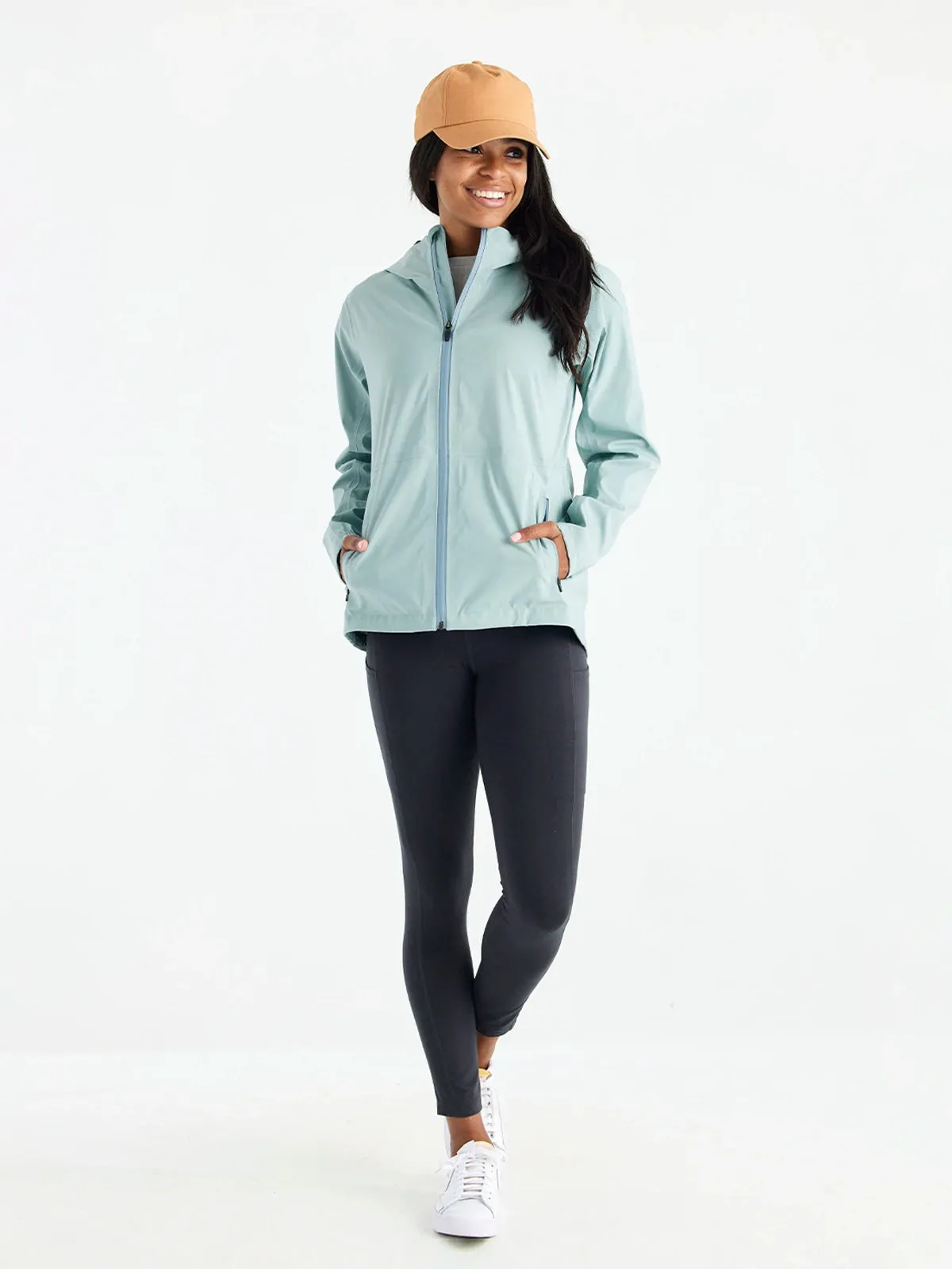 Women's Cloudshield Rain Jacket - Ocean Mist