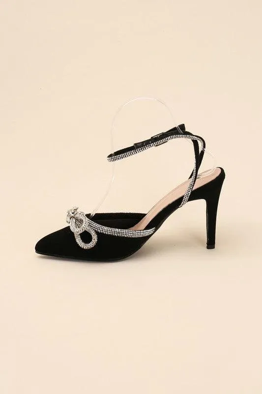 Womens Shoes Style No. Freya-5 Double Bow Heels